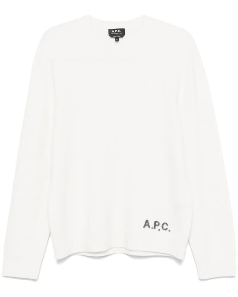 A.P.C. Edward Pullover - Weiß Weiß