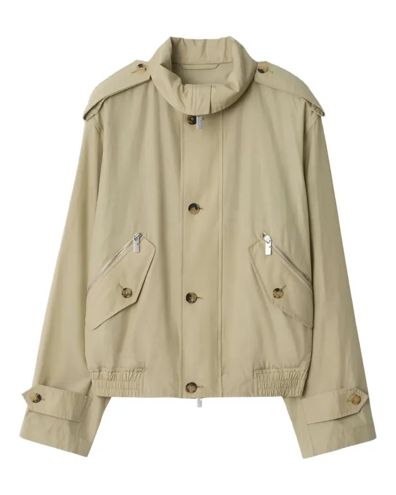 Burberry Jacke mit Stehkragen - Nude Nude