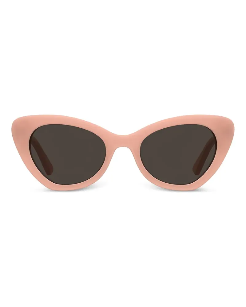 Moschino Sonnenbrille mit Cat-Eye-Gestell - Orange Orange