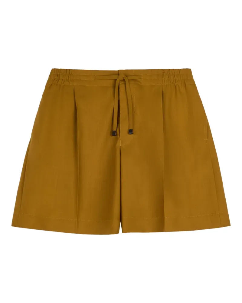 TOD'S Shorts aus Wolle mit Kordelzug - Gelb Gelb