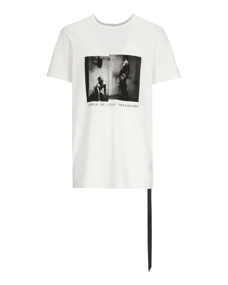 DRKSHDW by Rick Owens Level T-Shirt mit Print - Weiß Weiß