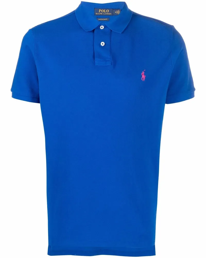 Ralph Lauren Poloshirt mit Polo Pony - Blau Blau
