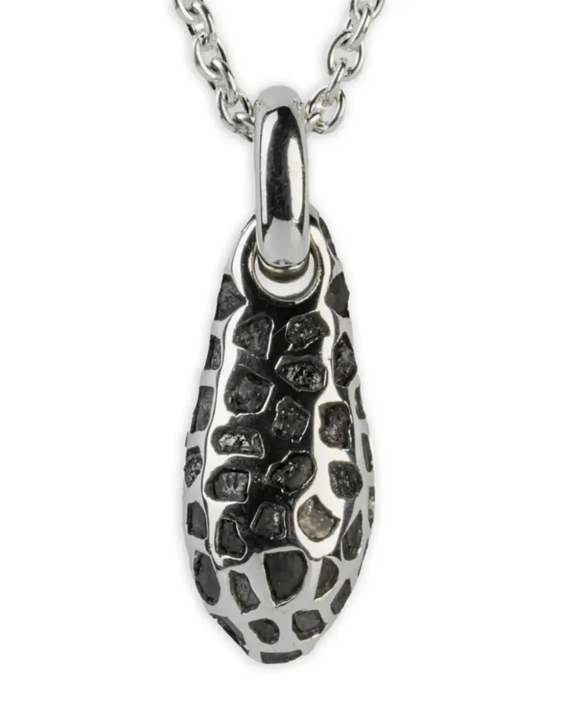 Parts Of Four pavé diamond fragments necklace - Silber Silber