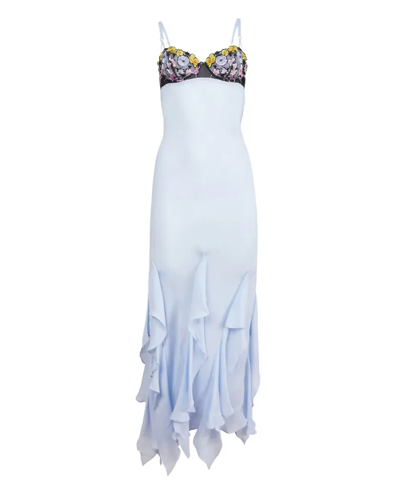 Fleur Du Mal Eden Kleid - Blau Blau