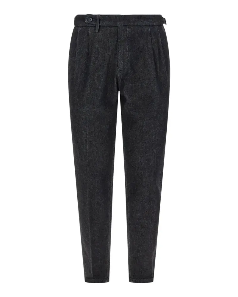 Briglia 1949 Tapered-Hose mit Bügelfalten - Blau Blau