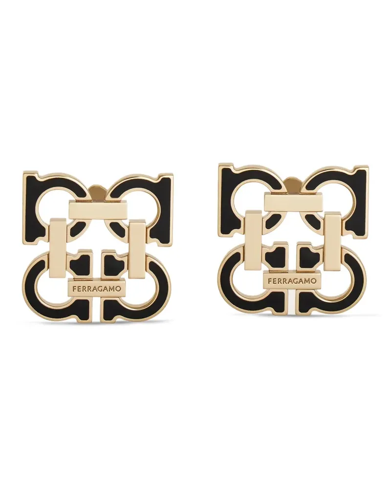 Ferragamo Four Gancini Ohrringe - Gold Gold