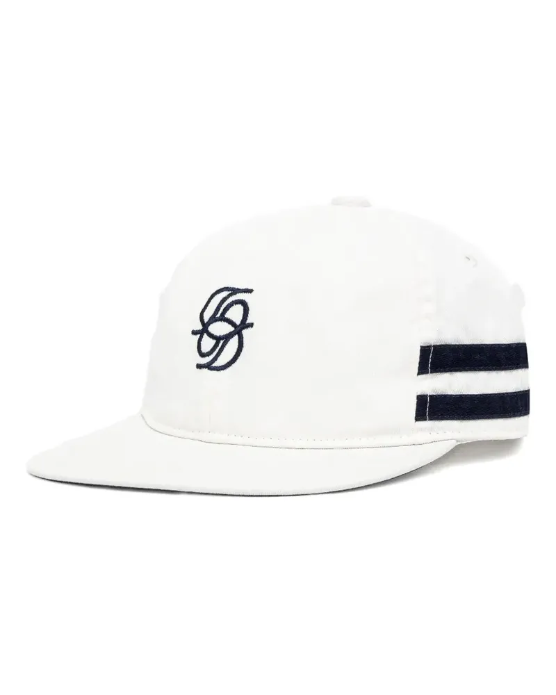 Drôle de Monsieur Baseballkappe mit "Not from Paris"-Stickerei - Weiß Weiß