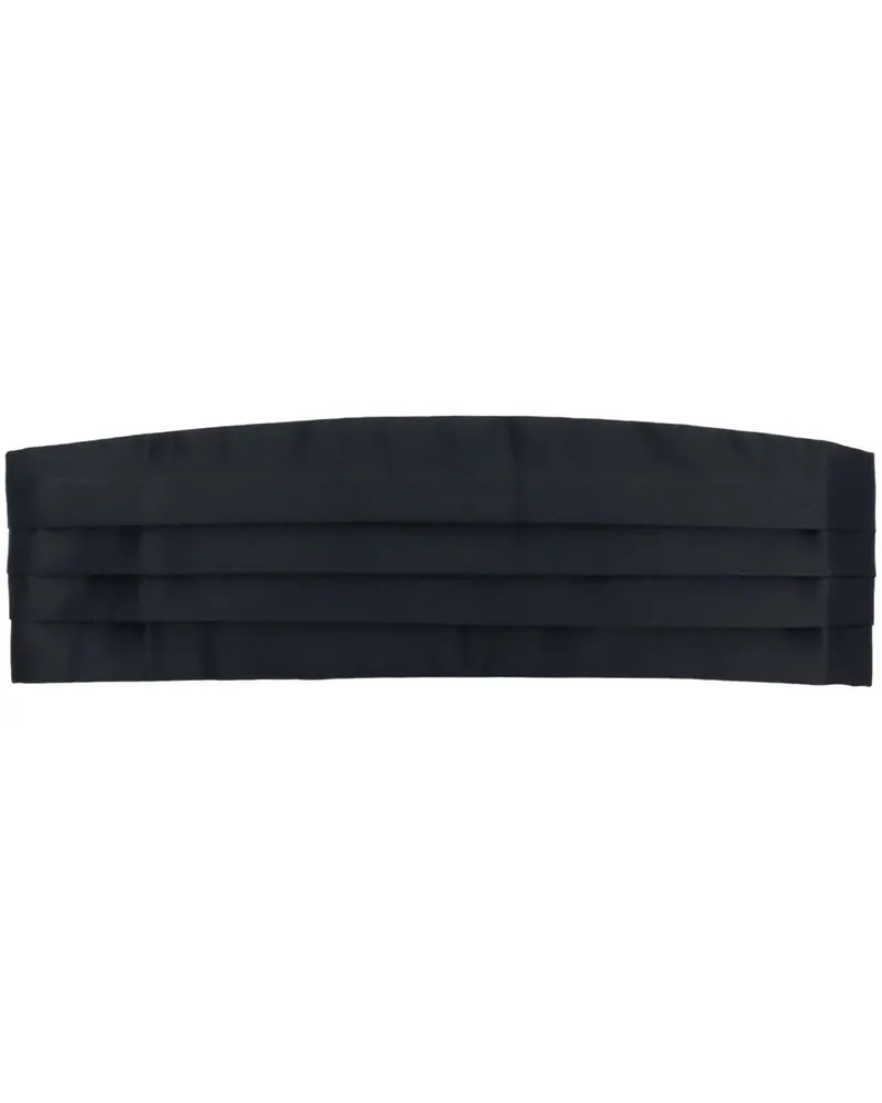 Corneliani Kummerbund in Satinoptik - Blau Blau