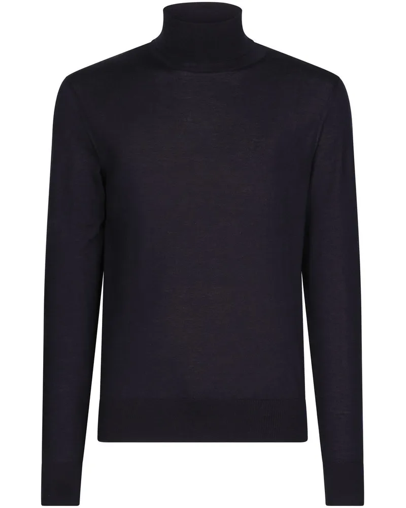 Dolce & Gabbana Klassischer Rollkragenpullover - Schwarz Schwarz