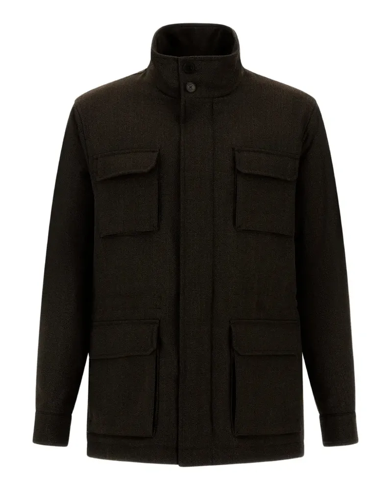 Herno Jacke mit Klappentasche - Braun Braun