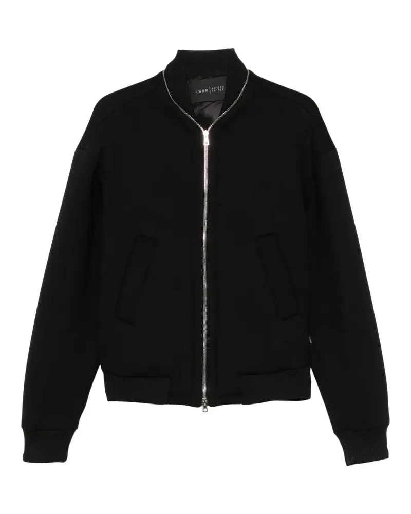 Low Brand zip-up bomber jacket - Schwarz Schwarz