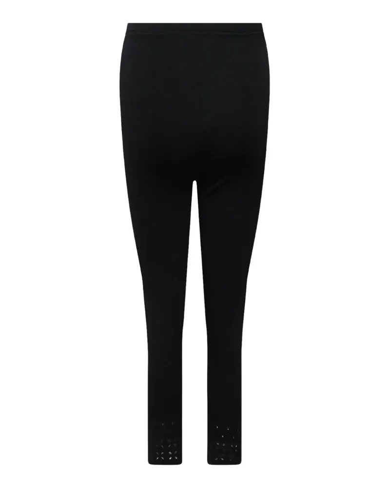 Ulla Johnson eyelet-knit trousers - Schwarz Schwarz