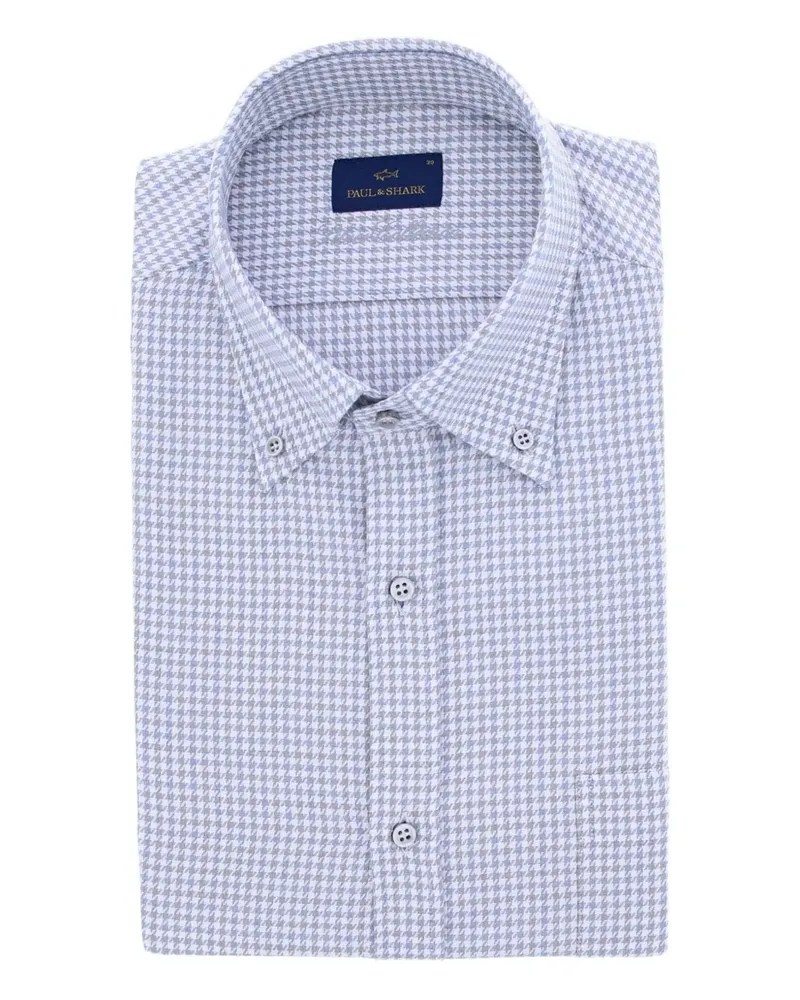 Paul & Shark Hemd mit Karomuster - Blau Blau