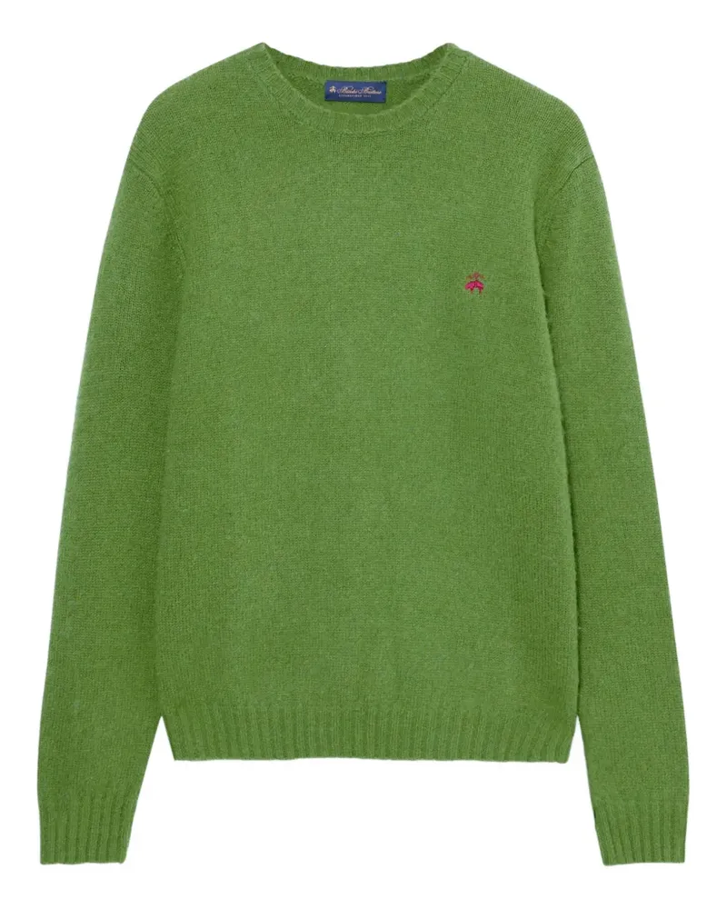 Brooks Brothers Rundhals-Pullover aus Shetland-Wolle - Grün Grün
