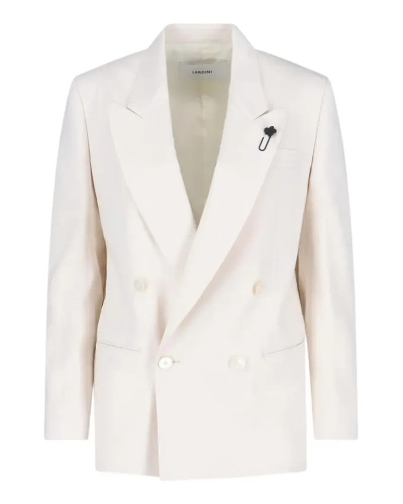 LARDINI double-breasted blazer - Nude Nude