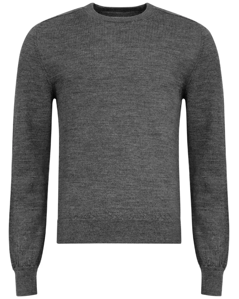 Maison Margiela Pullover mit Ellenbogen-Patches - Grau Grau