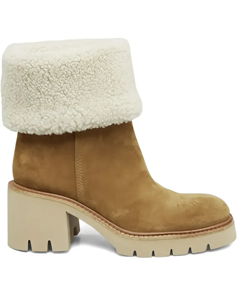 Pedro Garcia Stiefel mit Shearling-Futter - Braun Braun