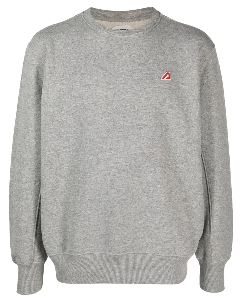 AUTRY Sweatshirt mit Logo-Patch - Grau Grau