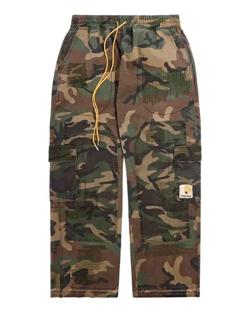 STADIUM GOODS camouflage-print cargo pants - Grün Grün