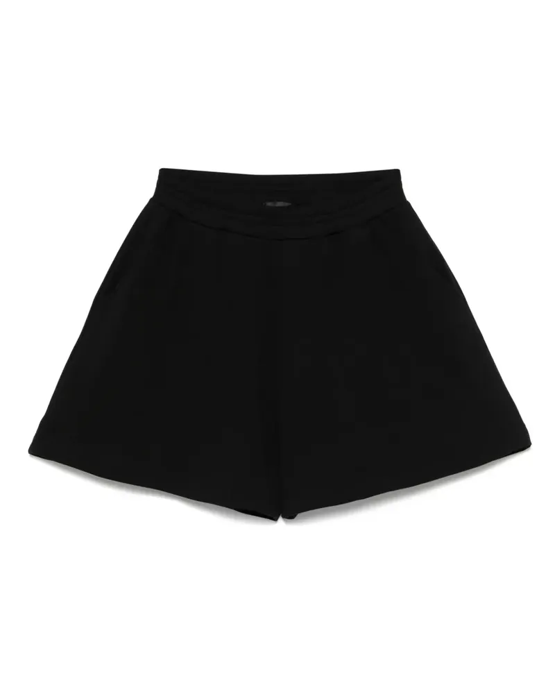 Emporio Armani Short mit Jersey-Struktur - Schwarz Schwarz