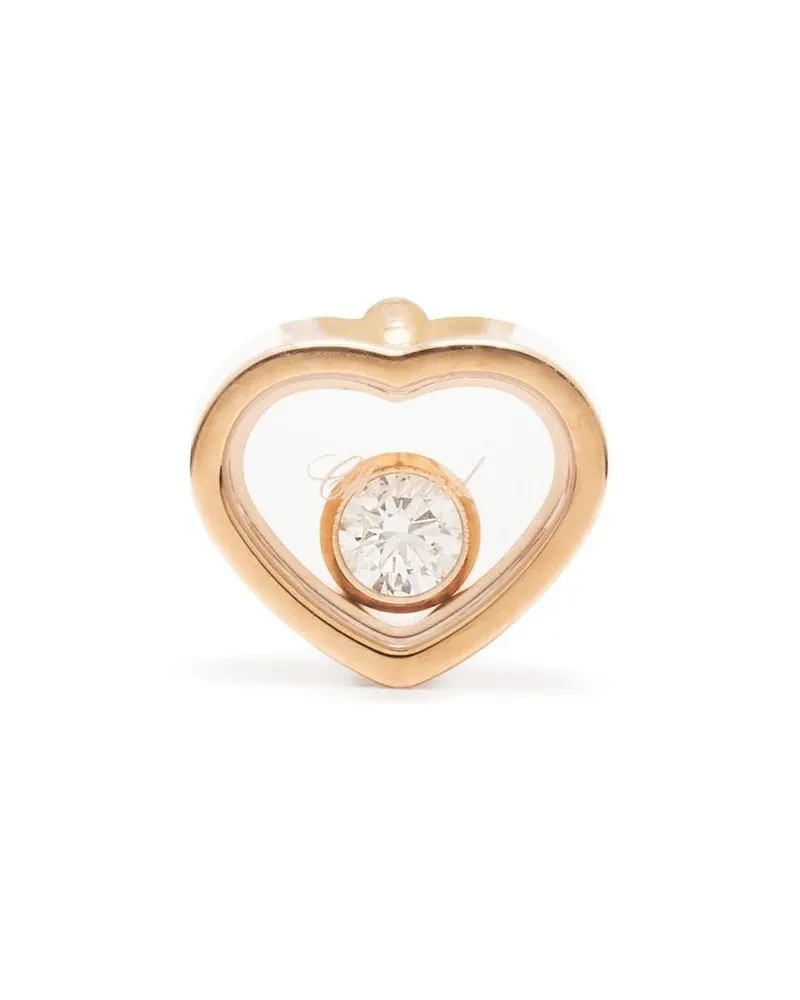 Chopard 18kt Rotgoldohrstecker mit einem Diamanten - Rosa Rosa