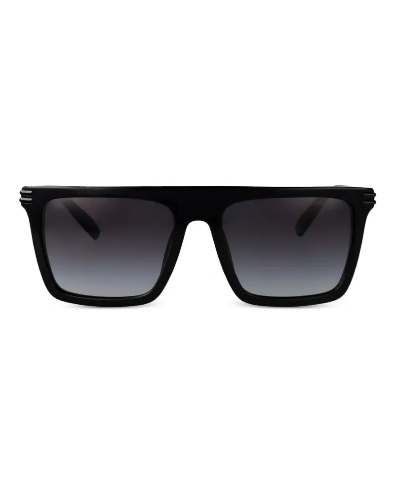 Michael Kors Sonnenbrille mit eckigem Gestell - Schwarz Schwarz