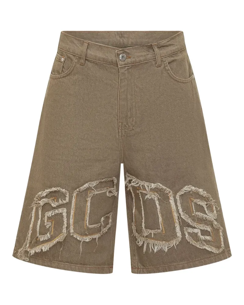 GCDS logo shorts - Nude Nude