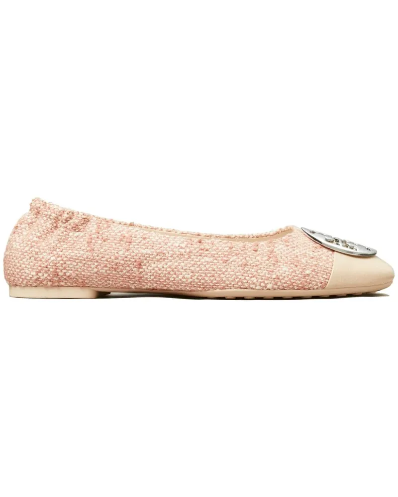 Tory Burch Claire Double T Ballerinas Rosa