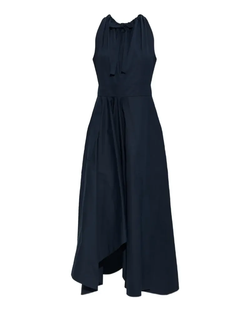 Givenchy Asymmetrisches Kleid mit Schleifenkragen - Blau Blau