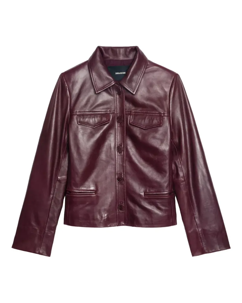 Zadig & Voltaire Jacke mit Klappentasche - Rot Rot