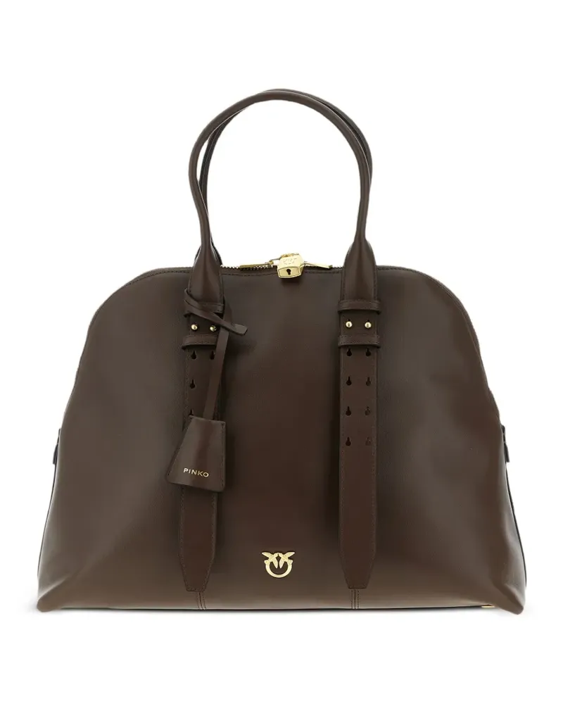 Pinko Escape Love Birds Bowling-Tote Bag - Braun Braun