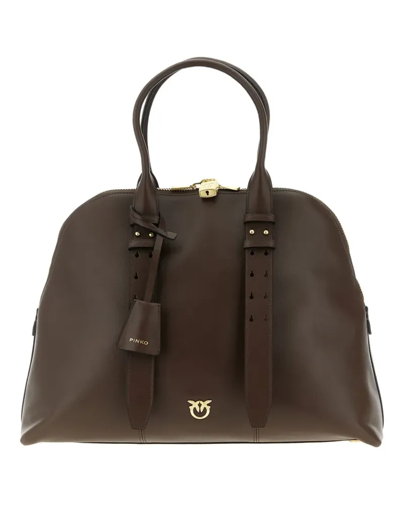 Pinko Escape Love Birds Bowling-Tote Bag - Braun Braun