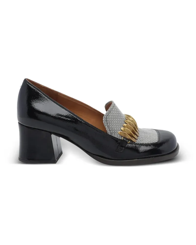 Chie Mihara Verzierte Tibro Loafer - Schwarz Schwarz