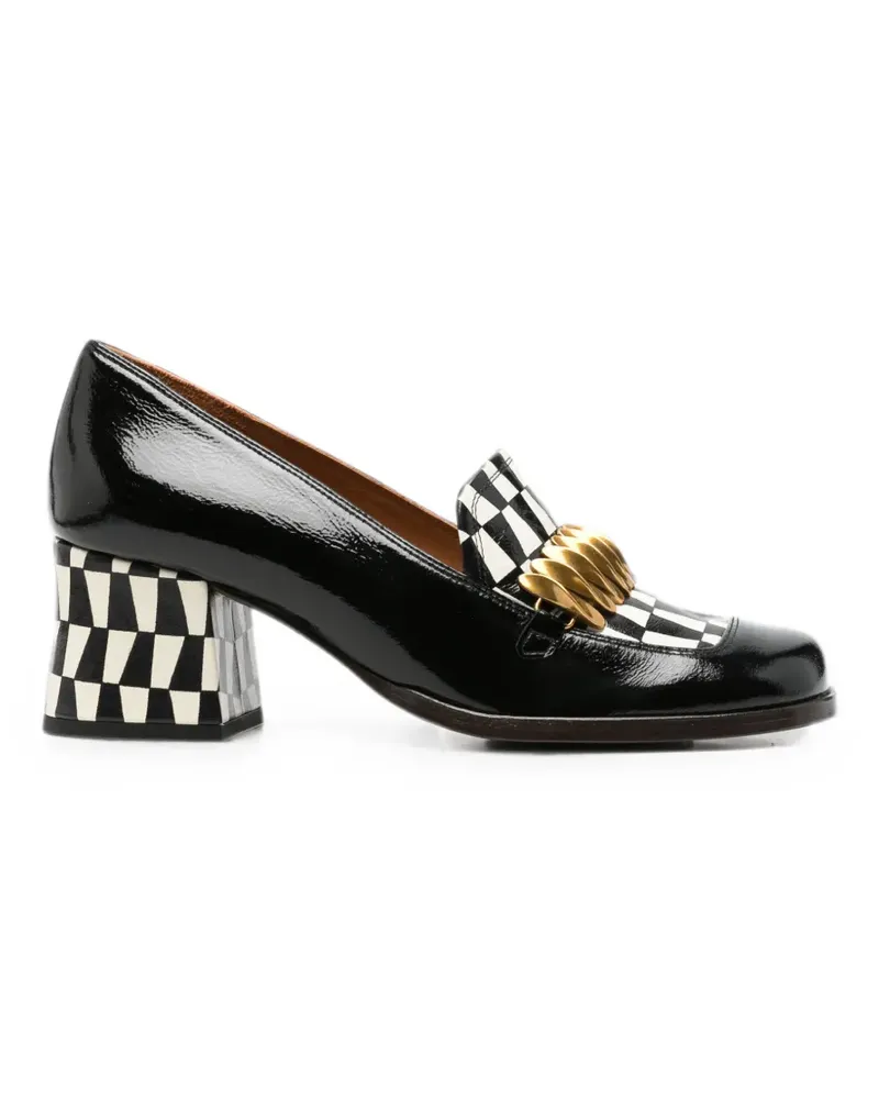 Chie Mihara Verzierte Tibro Loafer - Schwarz Schwarz