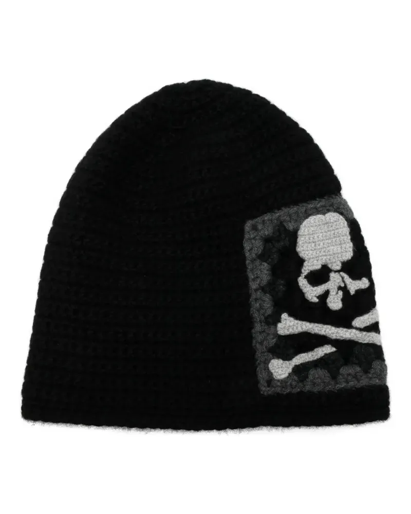 Mastermind World Beanie mit Logo-Motiv - Schwarz Schwarz