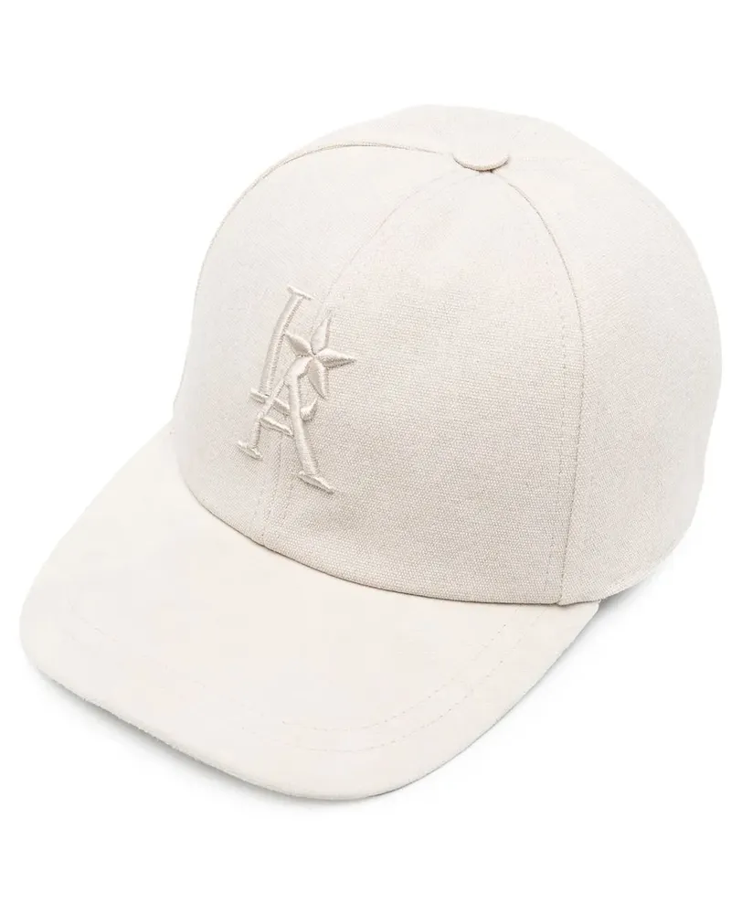 Lorena Antoniazzi Baseballkappe mit Logo-Stickerei - Nude Nude