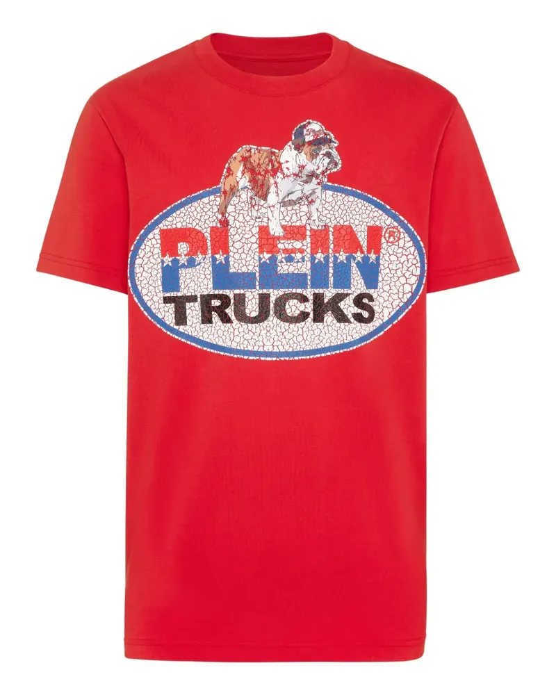 Philipp Plein Bulldog T-Shirt - Rot Rot
