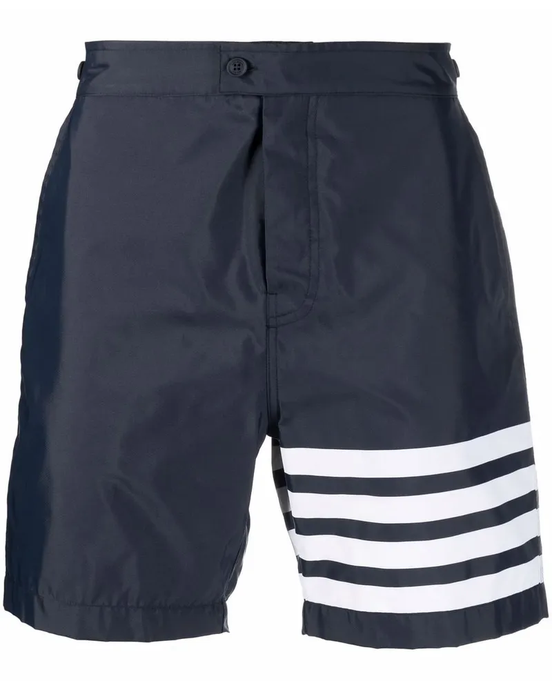 Thom Browne Badeshorts mit Streifen - Blau Blau