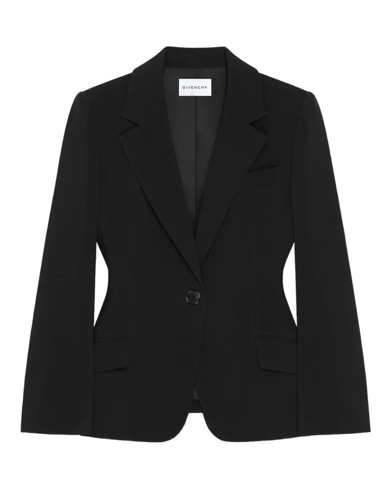 Givenchy Einreihige Jacke - Schwarz Schwarz