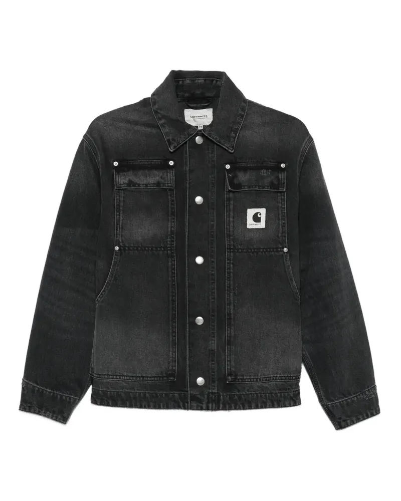 Carhartt WIP OG Arctic buttoned logo-patch jacket - Schwarz Schwarz