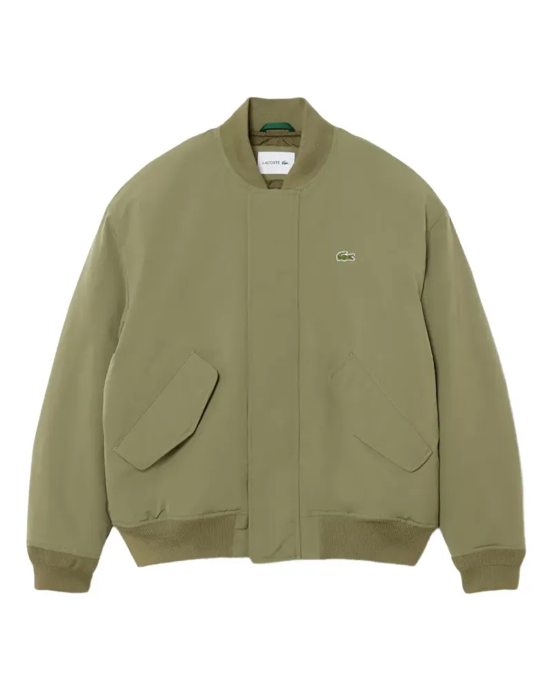 Lacoste logo-patch bomber jacket - Grün Grün