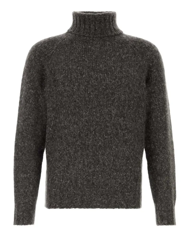 Brunello Cucinelli melange roll-neck sweater - Grau Grau