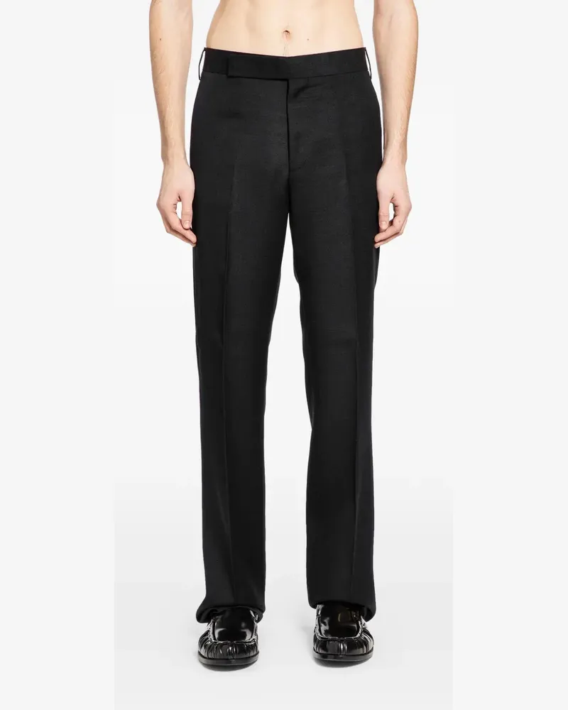 LARDINI pressed-crease trousers - Schwarz Schwarz