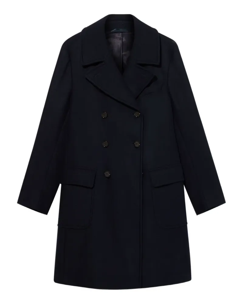 Brooks Brothers Doppelreihiger Mantel - Blau Blau