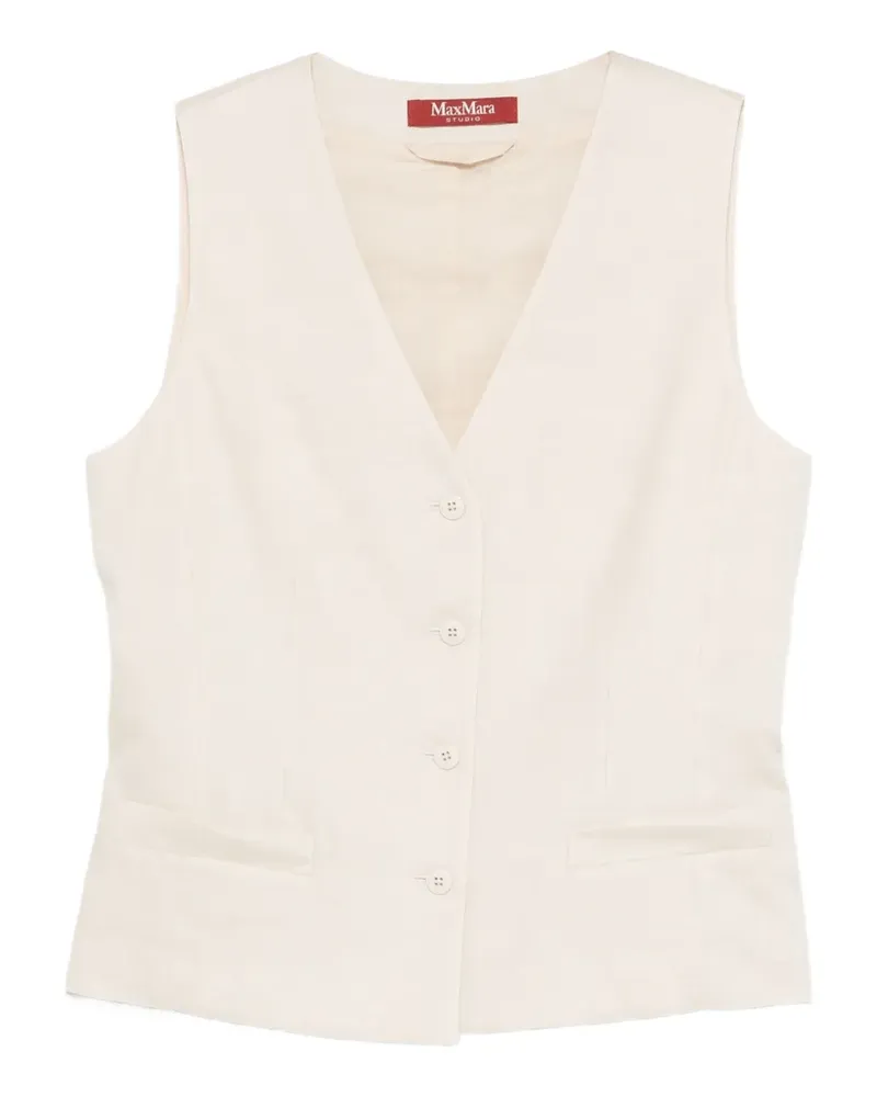 Max Mara Jacke mit Knöpfen - Nude Nude