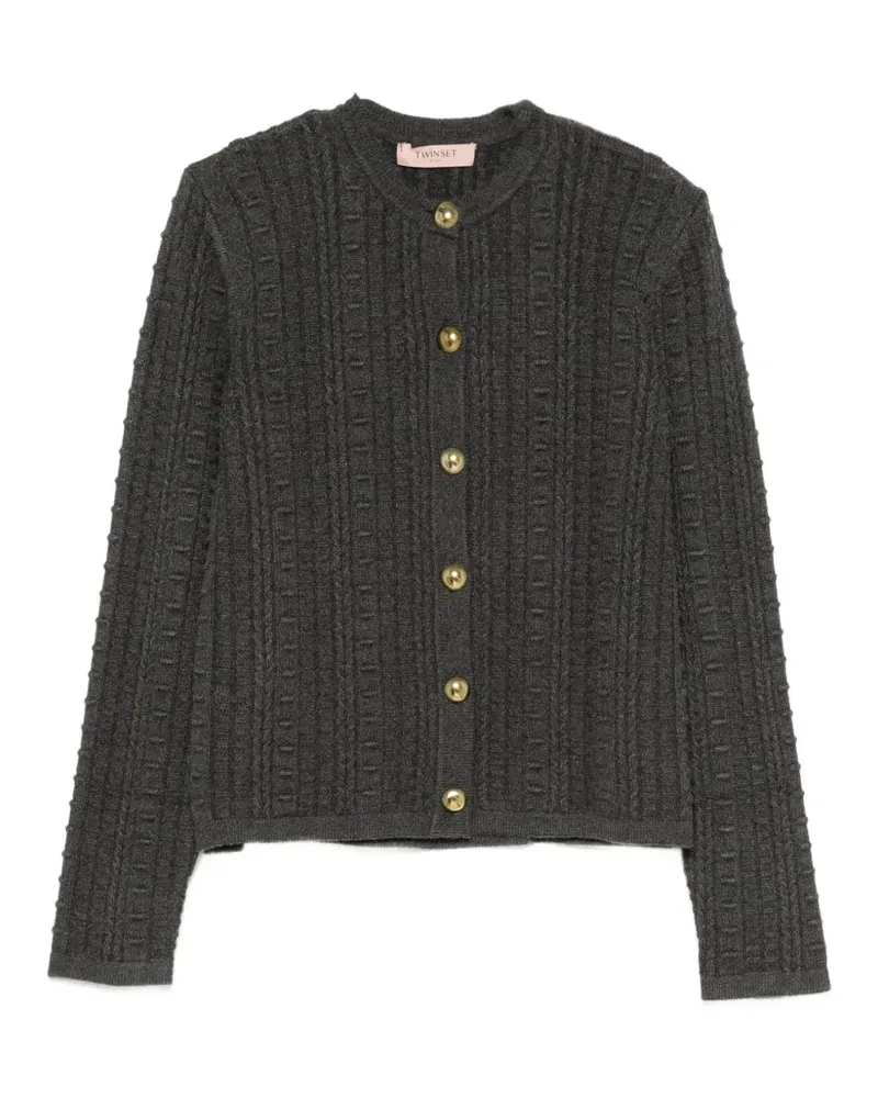 Twin-Set button-up jacket - Grau Grau