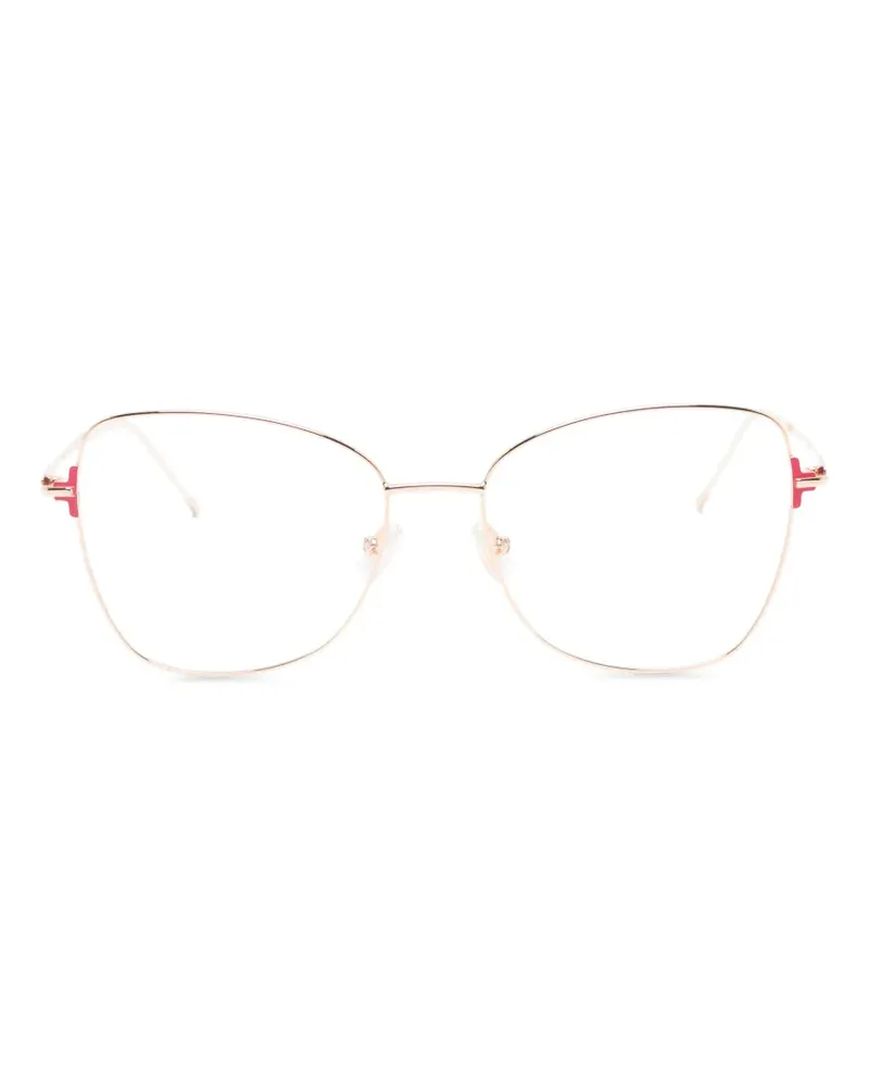 HUGO BOSS square-frame glasses - Gold Gold