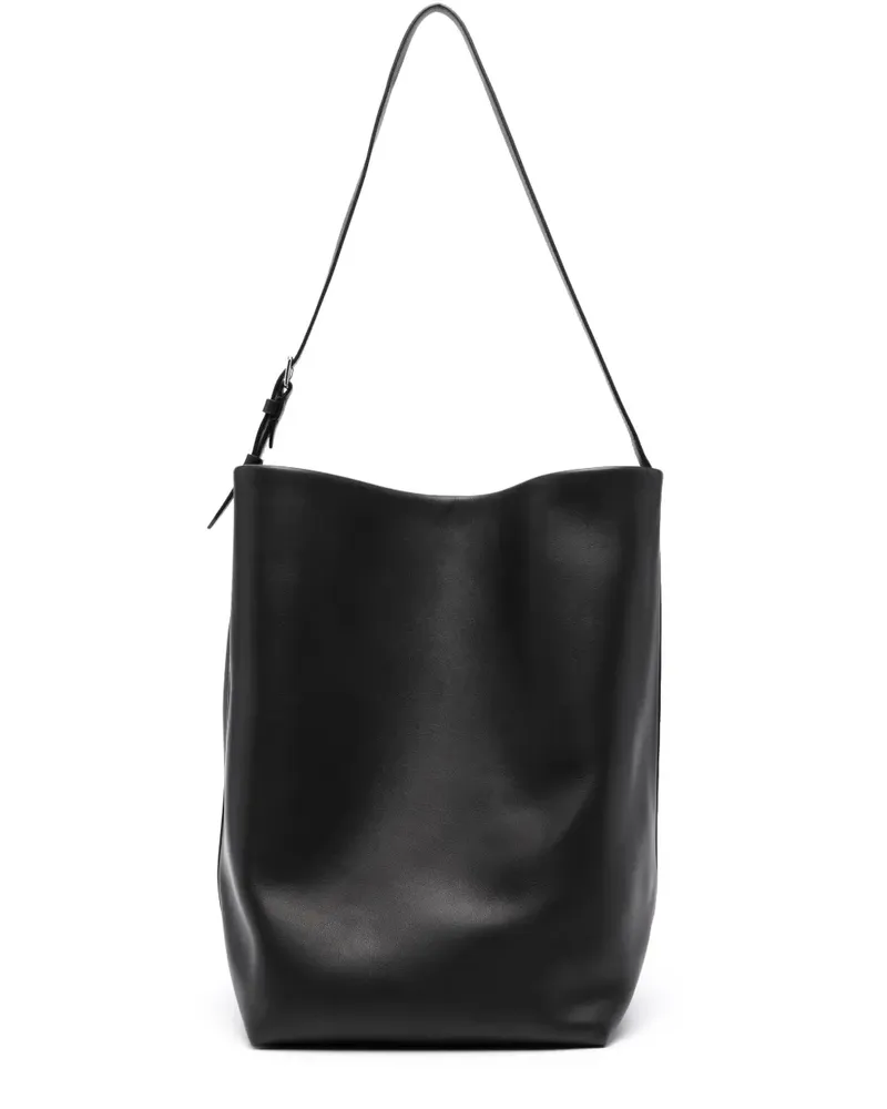 The Row Schultertasche mit Logo-Prägung - Schwarz Schwarz