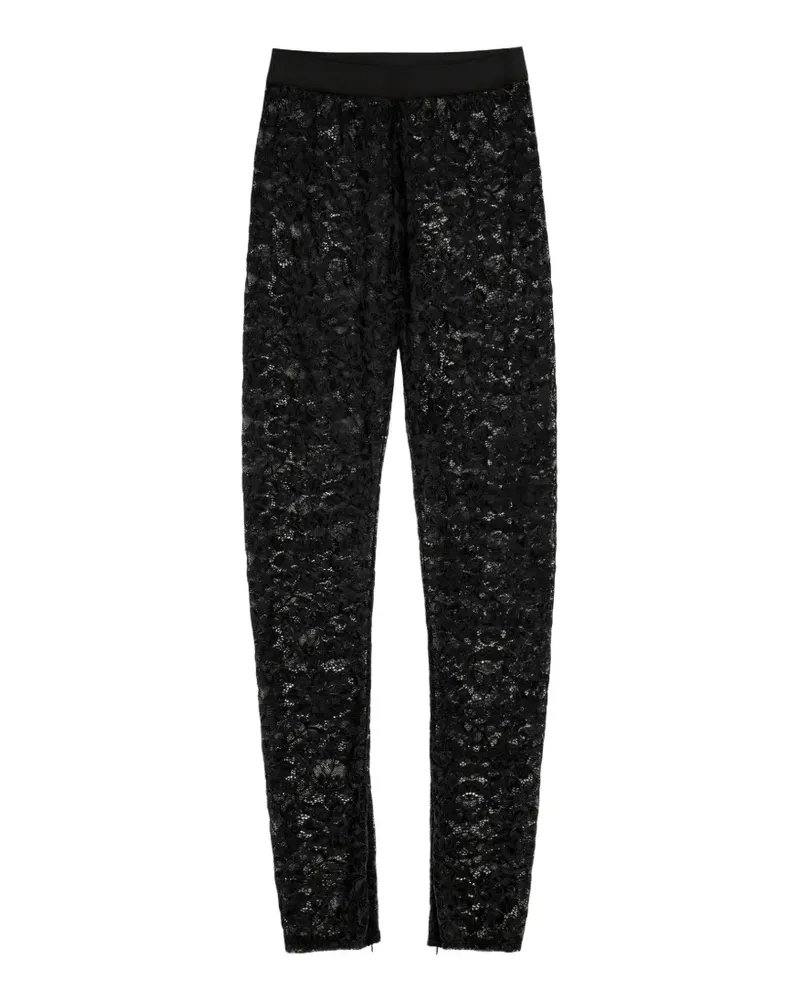 Vera Wang Frances lace leggings - Schwarz Schwarz