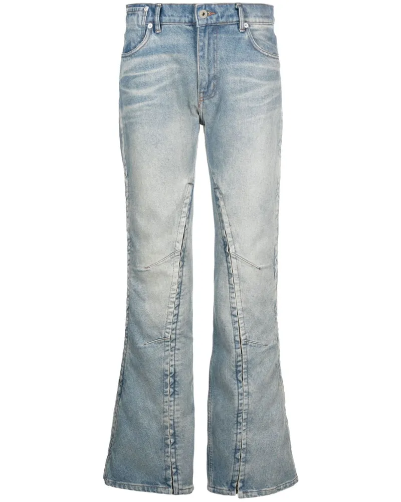 Y/PROJECT Hook And Eye Jeans Blau